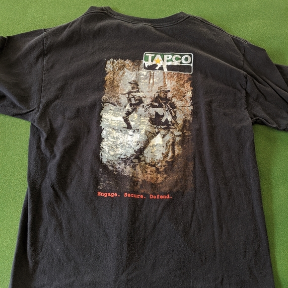 Tapco Engage Secure Defend Tee Shirt Black Large - Picture 2 of 6